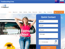 Tablet Screenshot of driveformula.com.au